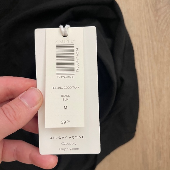Z Supply Black Active Tank size Medium - Picture 3 of 4